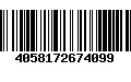 Código de Barras 4058172674099