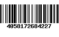 Código de Barras 4058172684227