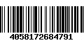 Código de Barras 4058172684791