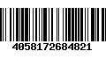 Código de Barras 4058172684821