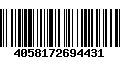 Código de Barras 4058172694431