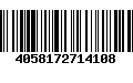 Código de Barras 4058172714108