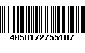 Código de Barras 4058172755187