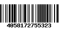 Código de Barras 4058172755323