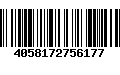 Código de Barras 4058172756177