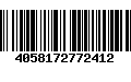 Código de Barras 4058172772412