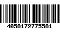 Código de Barras 4058172775581