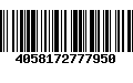 Código de Barras 4058172777950