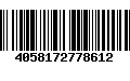 Código de Barras 4058172778612