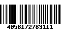 Código de Barras 4058172783111