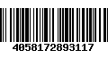 Código de Barras 4058172893117