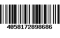 Código de Barras 4058172898686