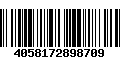 Código de Barras 4058172898709