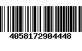 Código de Barras 4058172904448