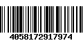 Código de Barras 4058172917974