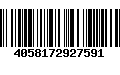 Código de Barras 4058172927591