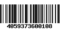 Código de Barras 4059373600108