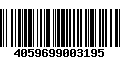 Código de Barras 4059699003195