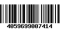 Código de Barras 4059699007414