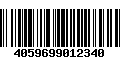 Código de Barras 4059699012340