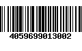 Código de Barras 4059699013002