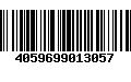 Código de Barras 4059699013057