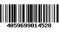 Código de Barras 4059699014528