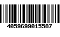 Código de Barras 4059699015587