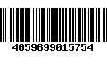 Código de Barras 4059699015754