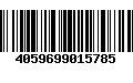 Código de Barras 4059699015785