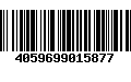 Código de Barras 4059699015877