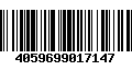 Código de Barras 4059699017147