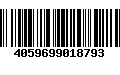 Código de Barras 4059699018793