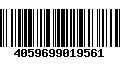 Código de Barras 4059699019561