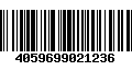 Código de Barras 4059699021236