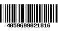 Código de Barras 4059699021816