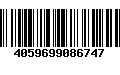 Código de Barras 4059699086747