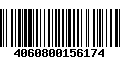 Código de Barras 4060800156174