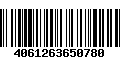 Código de Barras 4061263650780