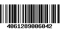 Código de Barras 4061289006042