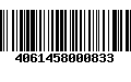 Código de Barras 4061458000833