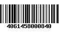 Código de Barras 4061458000840