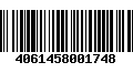 Código de Barras 4061458001748