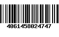 Código de Barras 4061458024747