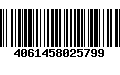 Código de Barras 4061458025799