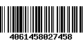 Código de Barras 4061458027458