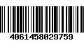 Código de Barras 4061458029759