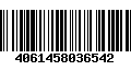 Código de Barras 4061458036542