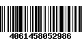 Código de Barras 4061458052986