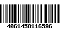 Código de Barras 4061458116596